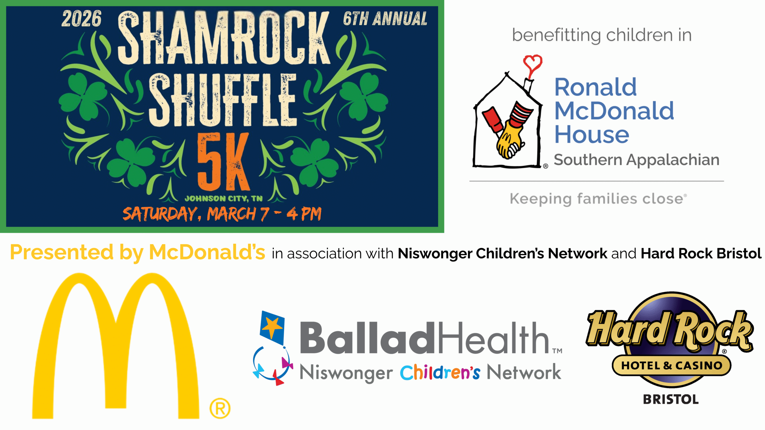 Shamrock Shuffle Site Header