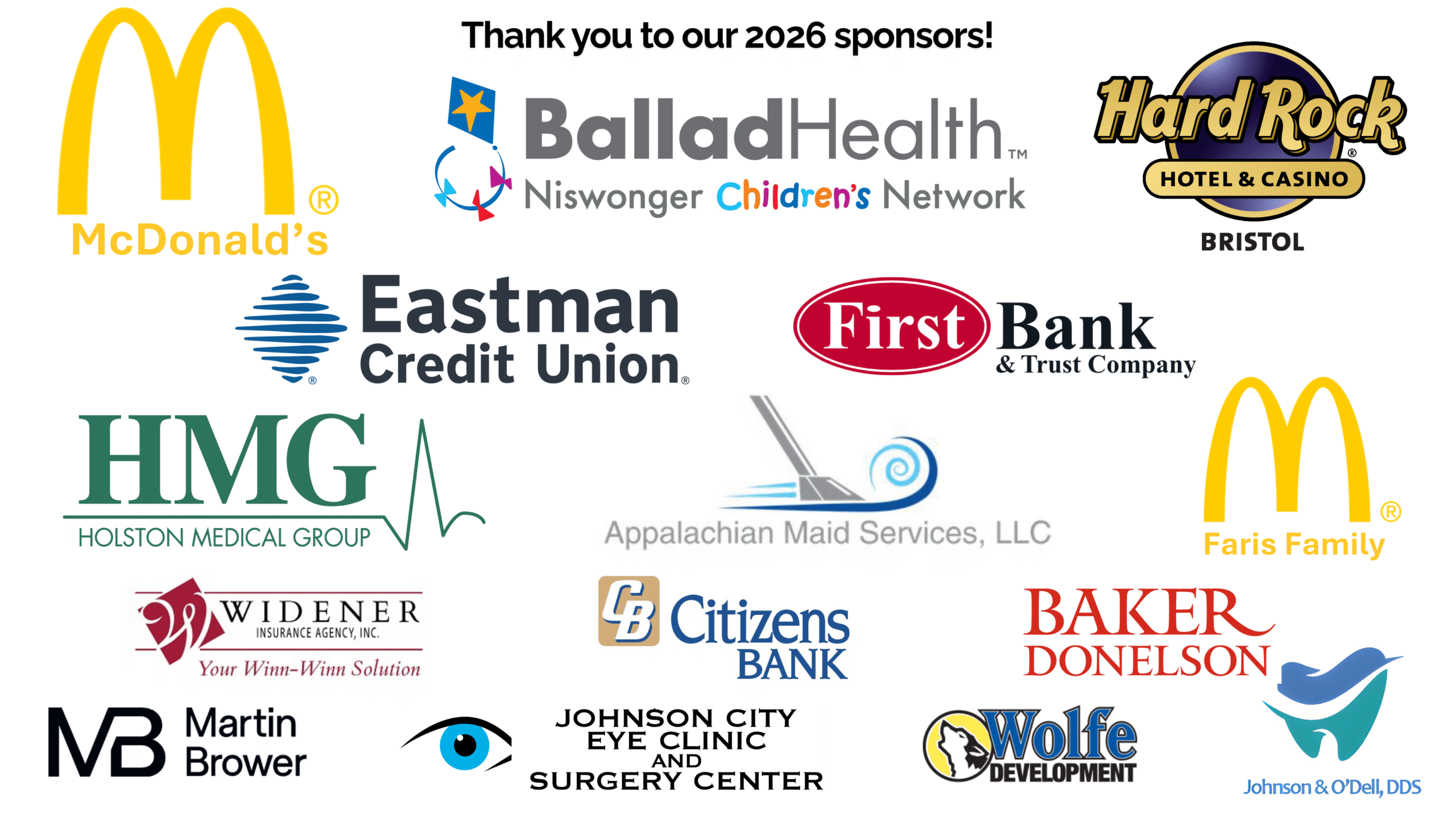 Shamrock Shuffle Site Sponsors